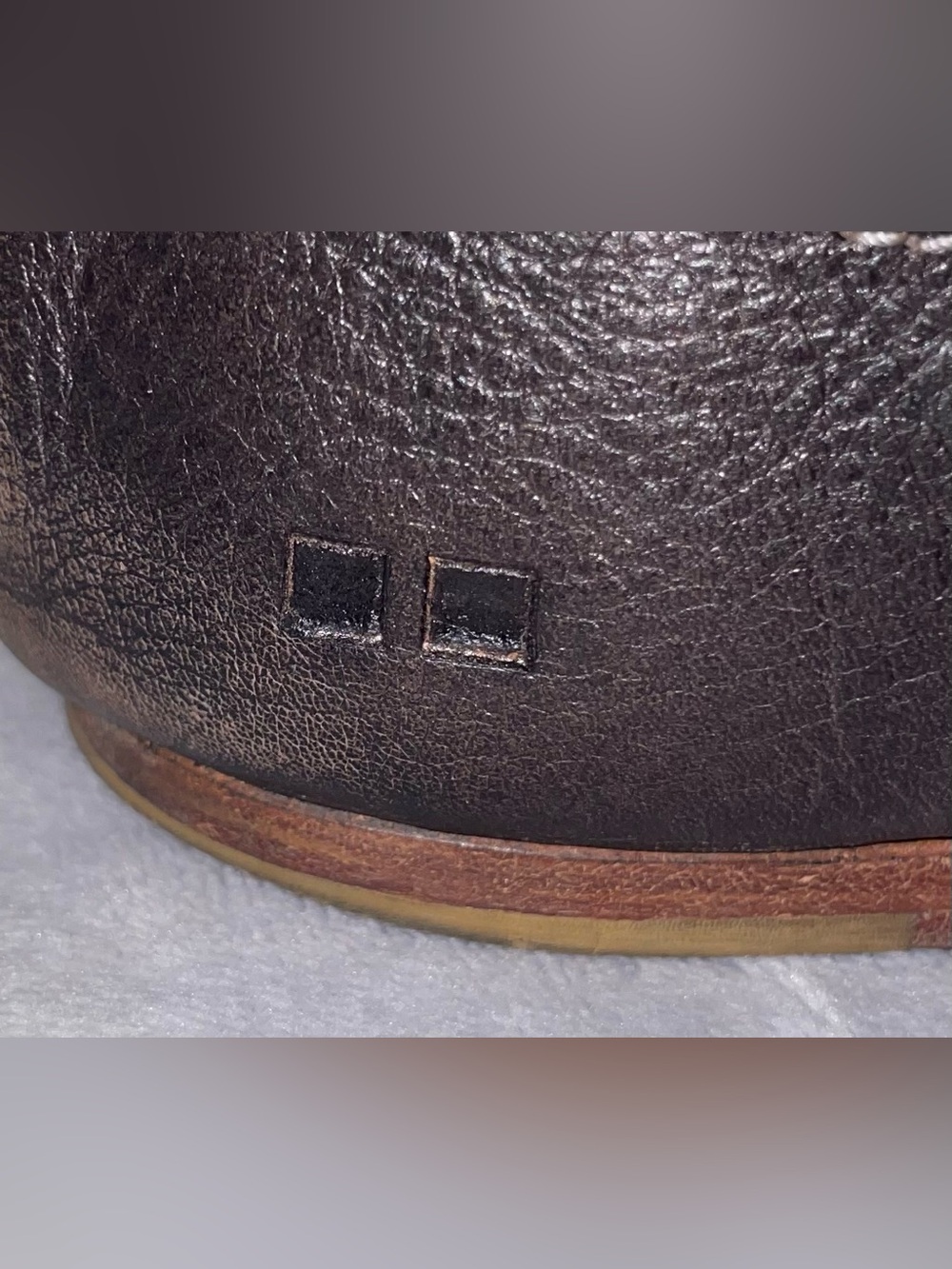 Bed Stu Women’s Size 11 Soto Brown Leather Ankle Cuff Sandals Zip Back Gladiator - Picture 11 of 11